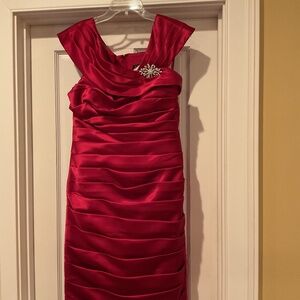 Jovani dress in claret red